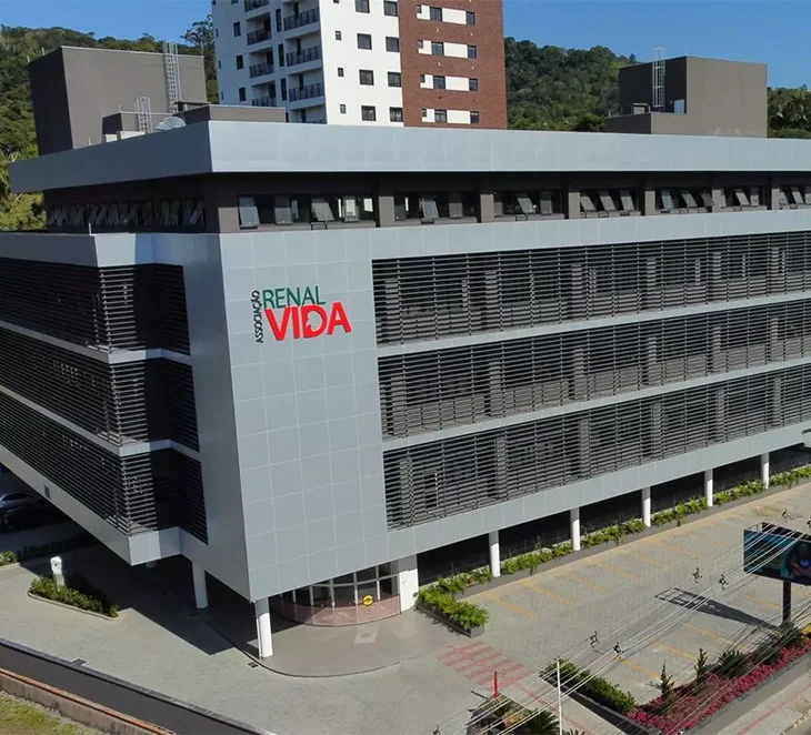 Obra da CentroPlac na Renal Vida Blumenau